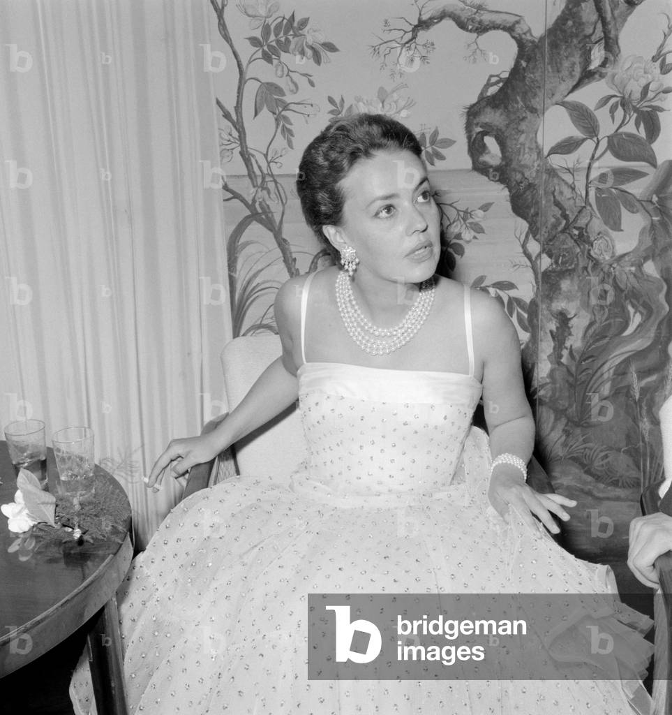 THE ACTRESS JEANNE MOREAU AT INTERNATIONAL FILM FESTIVAL OF VENICE - 1959