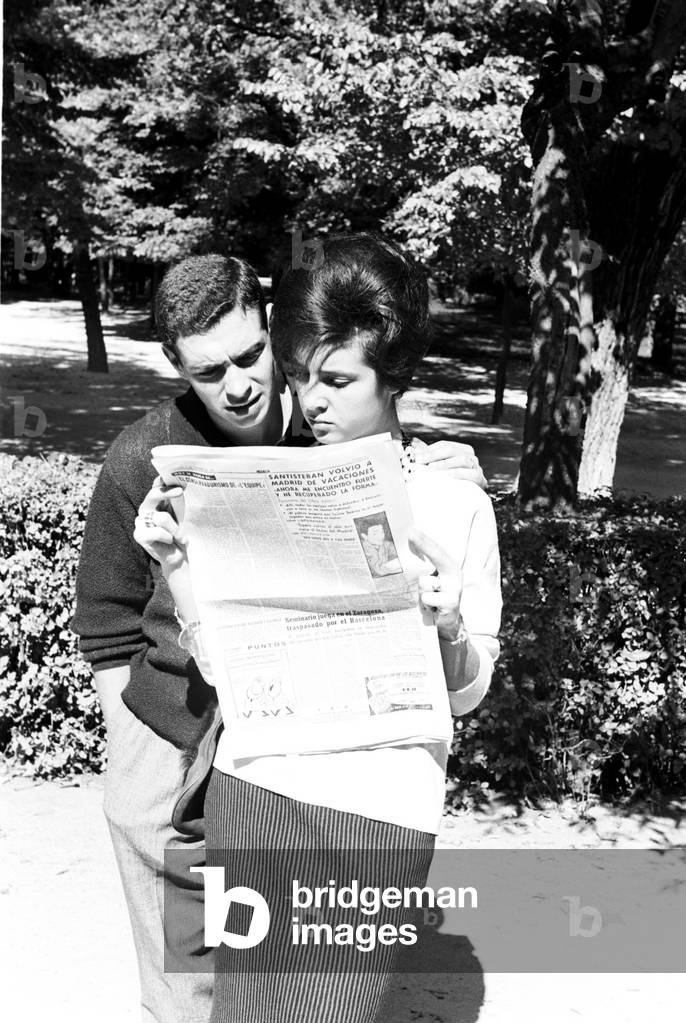THE FOOTBALLER Juan SANTISTEBAN IN MADRID - 1961