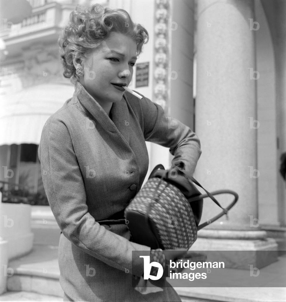 THE ACTRESS ANN BAXTER IN CANNES - 1953