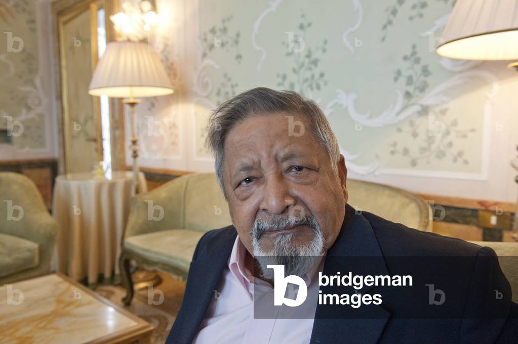 Portrait of writer Vidiadhar Surajprasad Naipaul (or V. S. or VS Naipul). 13/04/2011