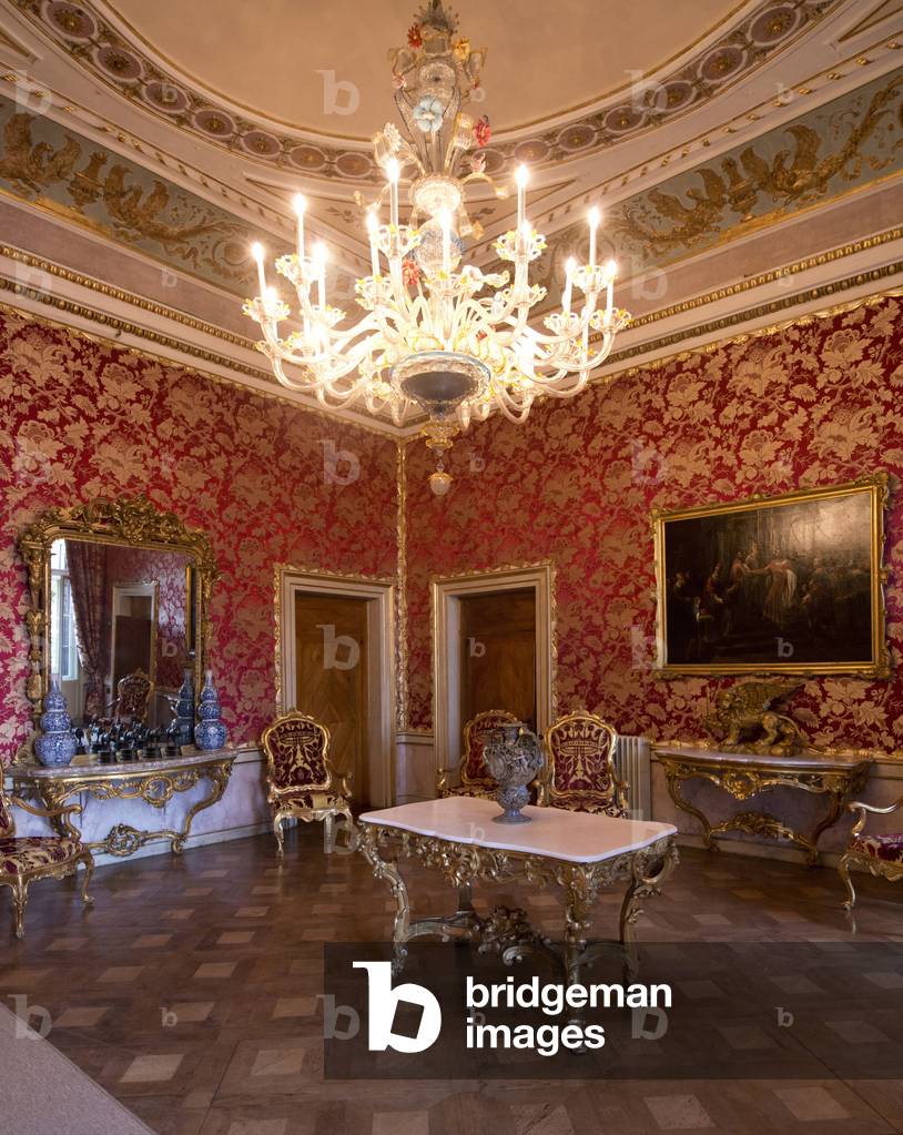 Vista interna del Palazzo Reale (Palazzo reale) di Venezia (Museo Correr): ala di Napoleone, aula di tribunale