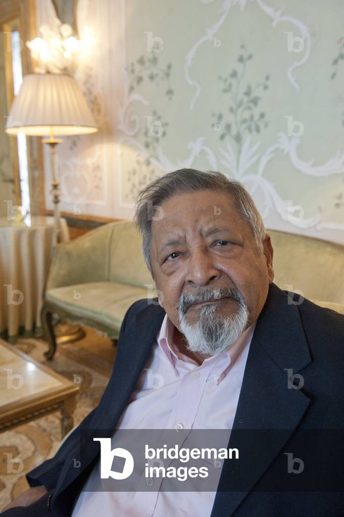 Portrait of writer Vidiadhar Surajprasad Naipaul (or V. S. or VS Naipul). 13/04/2011