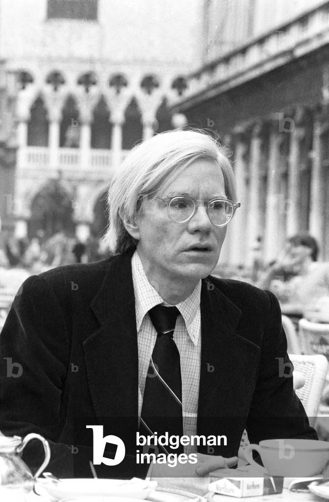 Pop art artist ANDY WARHOL in Venice 1977