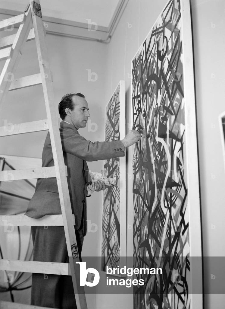 THE PAINTER SAVELLI IN VENICE - 1950