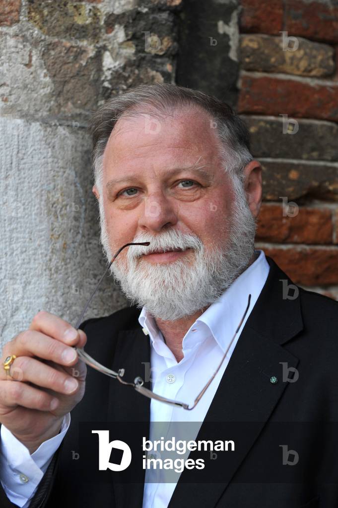Venice 22/5/2010 The writer Alberto Manguel during the Venice literary festival “” Incroci di Civilta”” written