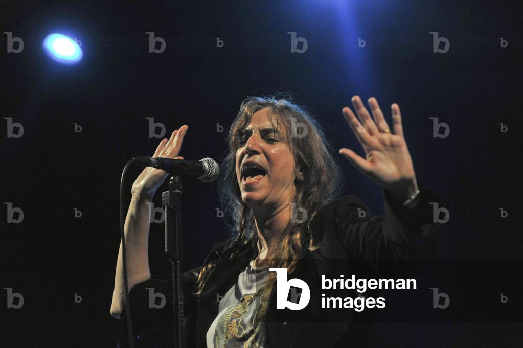 Venice 1/08/10 - The singer and poet Patti Smith in Concert in St.Mark Place in Venice for Emergency