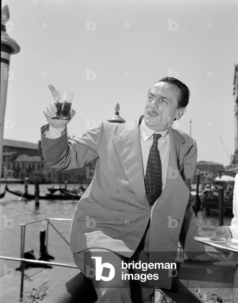 DER SCHAUSPIELER EDUARDO DE FILIPPO - VENEDIG - 1950