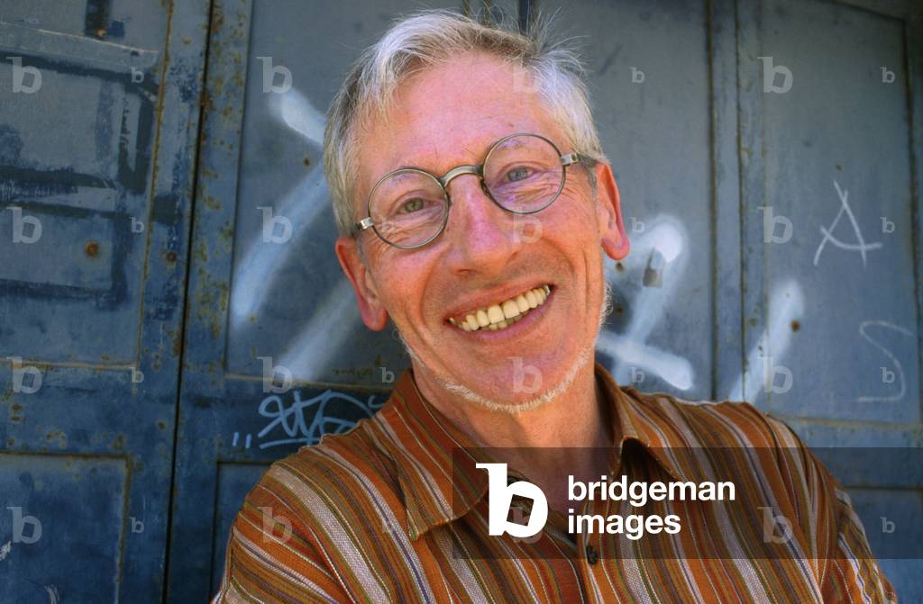 Portrait of the anthropologist Marcel Detienne in Venice in 1999