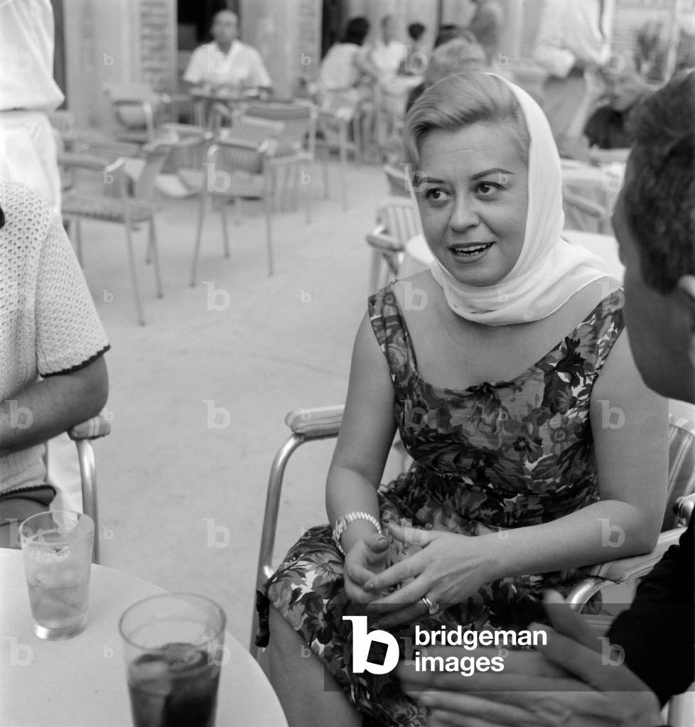 THE ACTRESS GIULIETTA MASINA AT THE XXI INTERNATIONAL FILM FESTIVAL IN VENICE LIDO - 1960