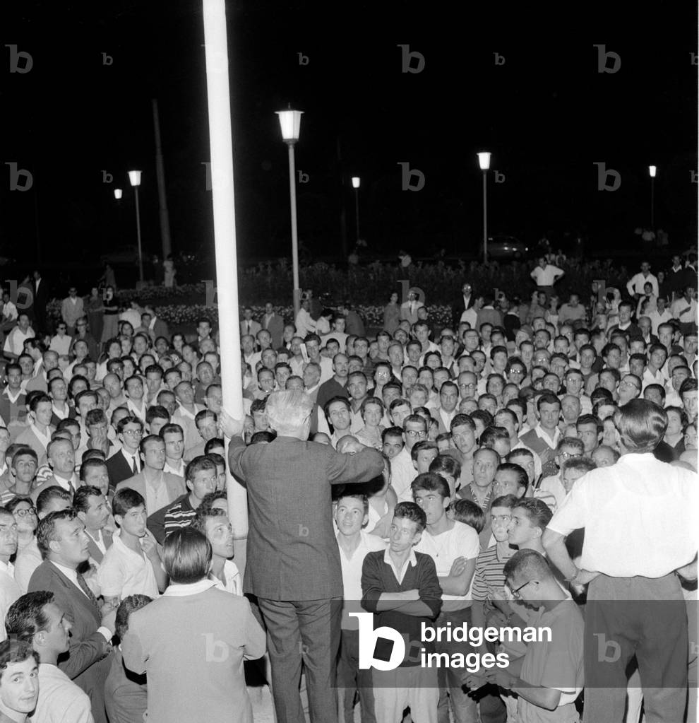 CASINO WORKERS ON STRIKE - VENICE - 1961