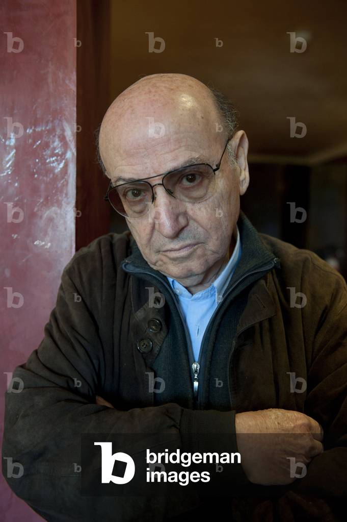 Portrait of the realizer Theo Angelopoulos on 13/04/2011.