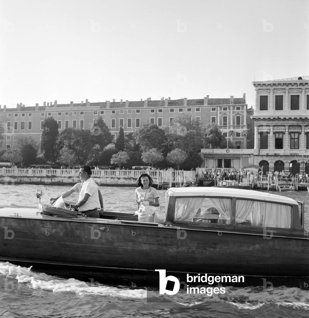 THE PRINCESS AND ACTRESS SORAYA ESFANDIARI (esfandiary) BAKHTIARI - VENICE - 1964
