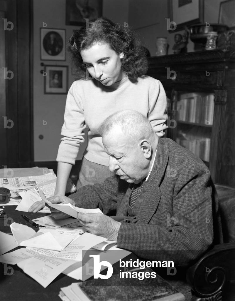 The historian, critic and philosopher BENEDETTO CROCE - NAPLES - 1947