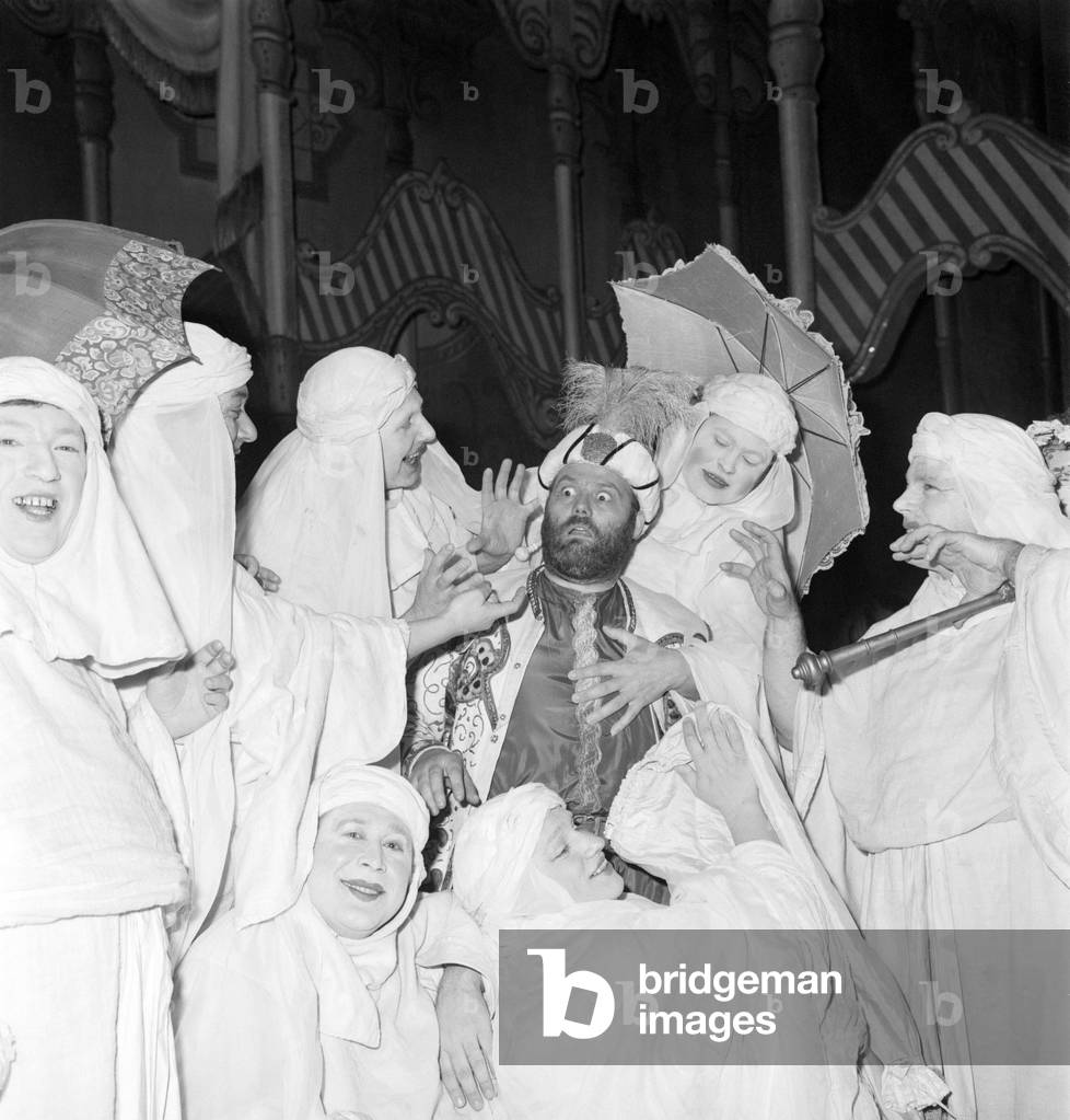 Opera singer GIUSEPPE ZECCHILLO at the Venice Fenice Theatre 1971