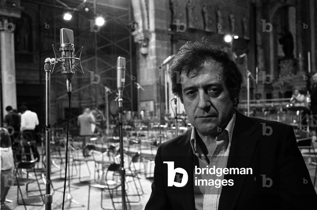 Composer LUCIANO BERIO in Venice 1982