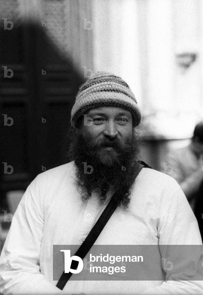 Portrait of American composer Terry Riley 1976