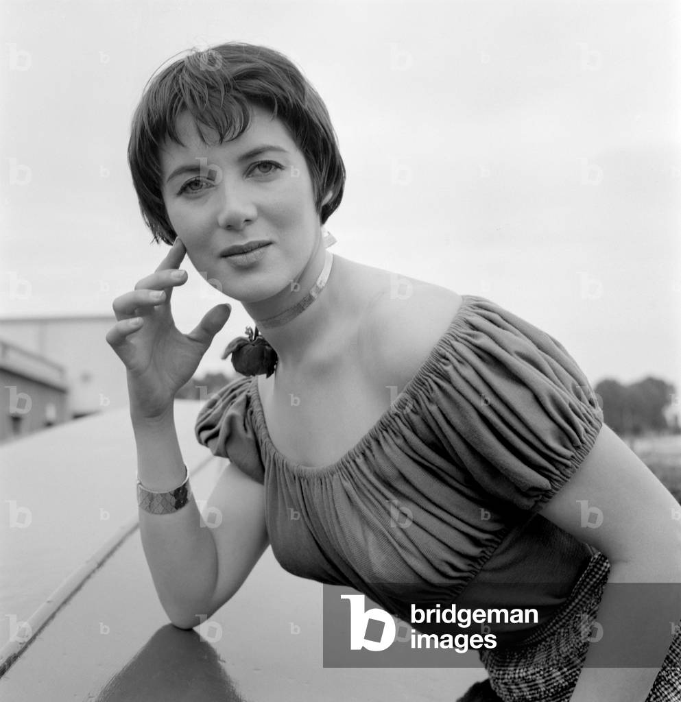 THE ACTRESS MIRIAM BRU AT VENICE LIDO - 1953