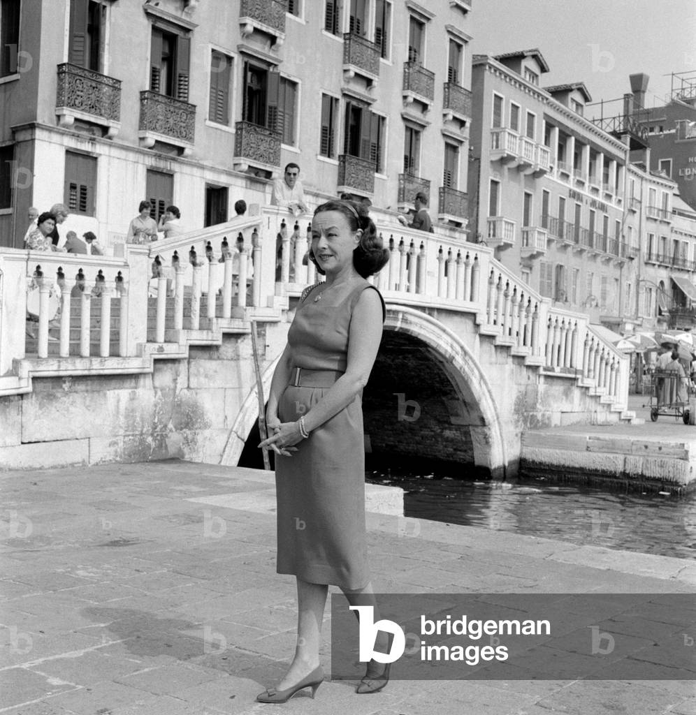 THE ACTRESS PAULETTE GODDARD - VENICE - 1961