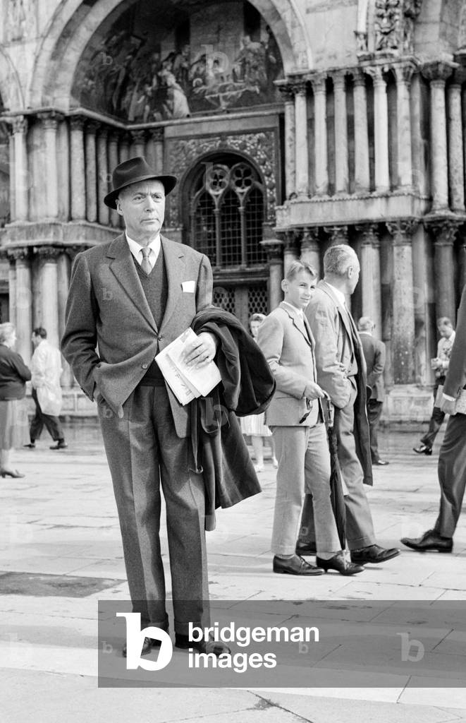THE ACTOR CHARLES BOYER IN VENICE - 1970 approx.