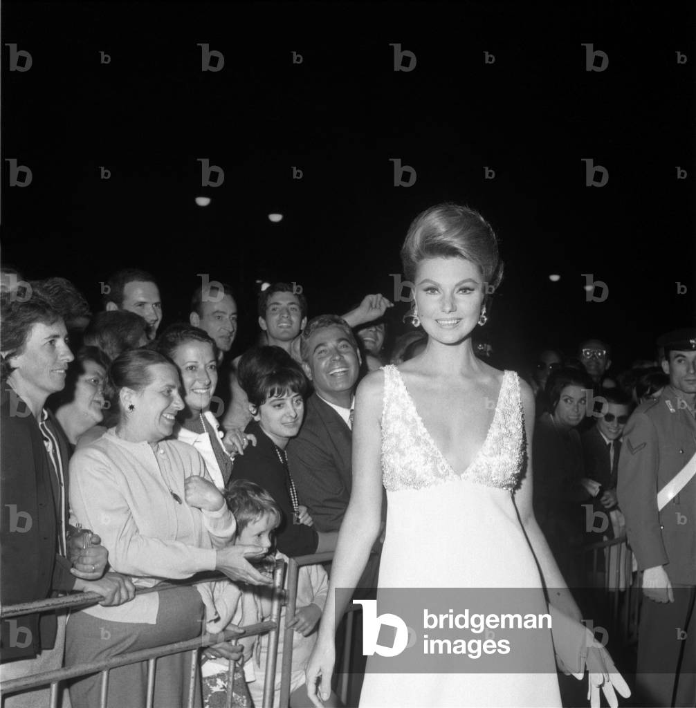 Italian actress SYLVA KOSCINA at Venice 1967