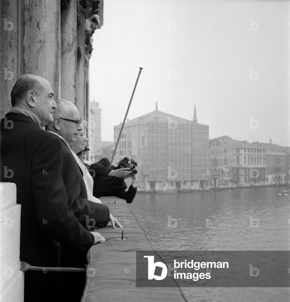 THE PRESIDENT OF THE GERMAN FEDERAL REPUBLIC (FRG) Gustav Heinemann IN VENICE - 1977