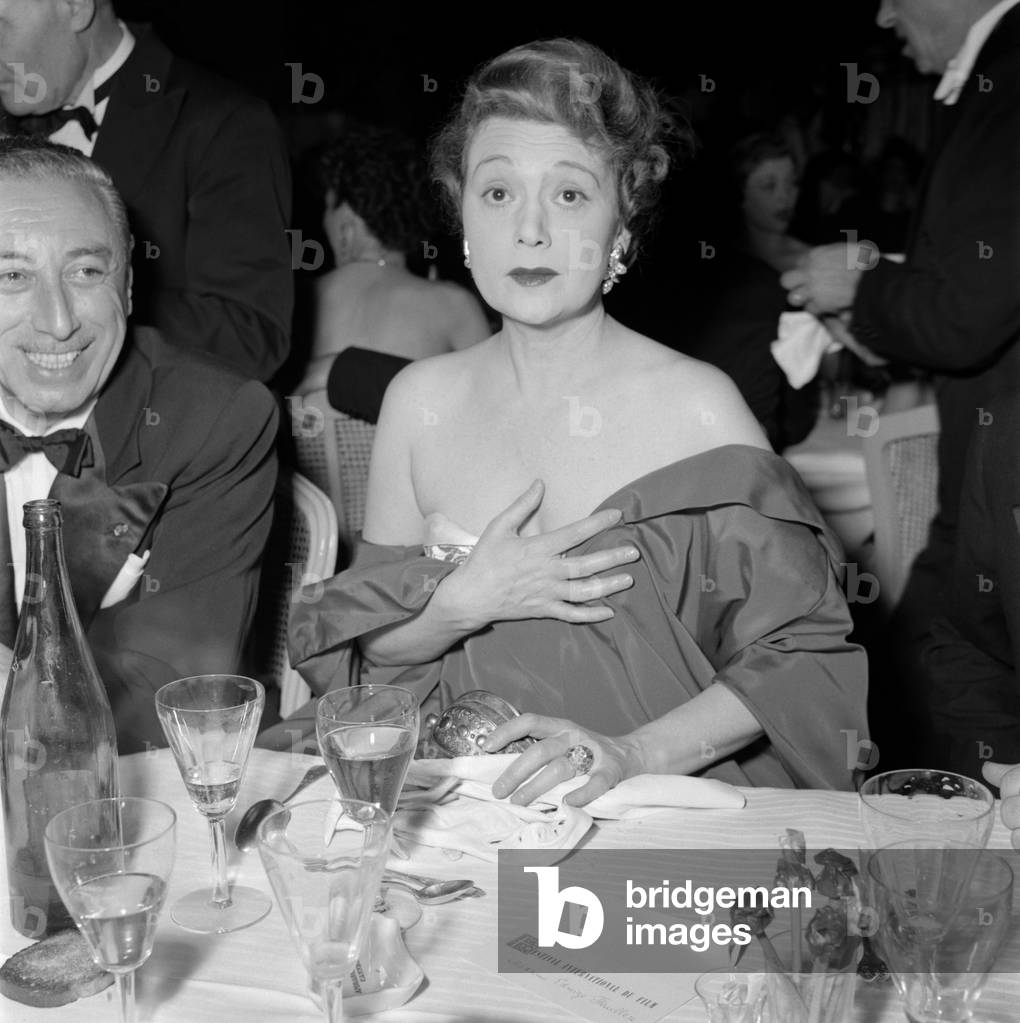 THE ACTRESS EDWIGE FOLIAGE - CANNES - 1955