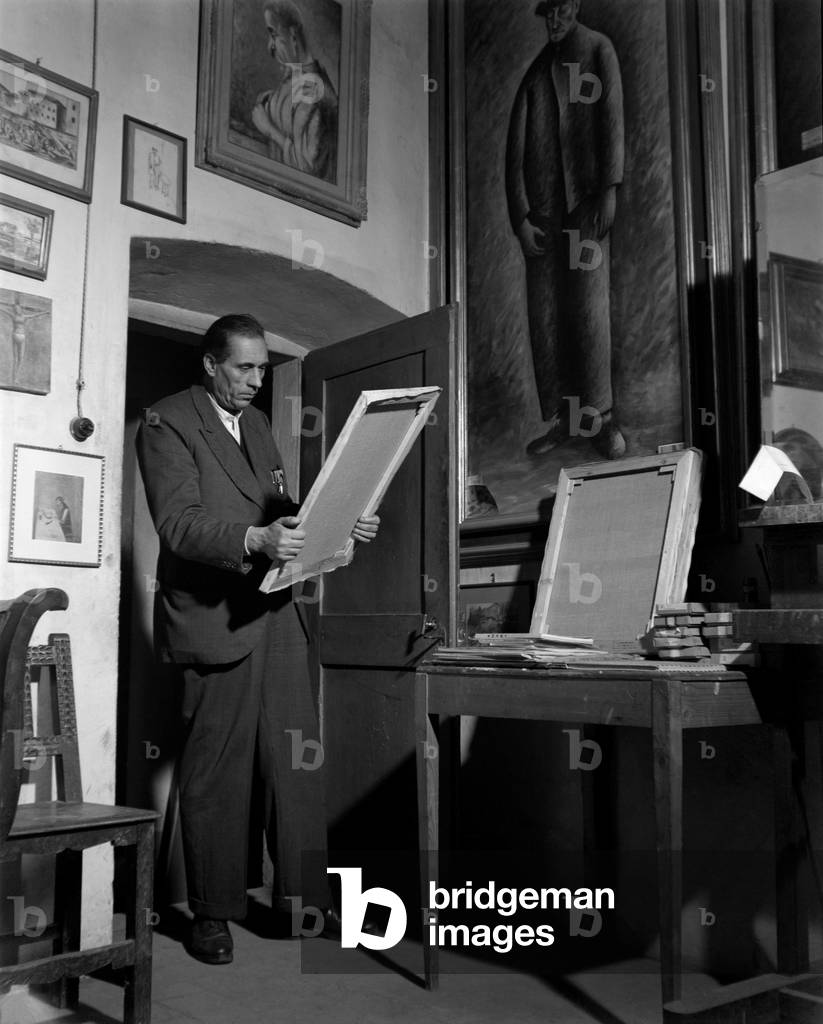THE PAINTER OTTONE ROSAI - FLORENCE - 1948