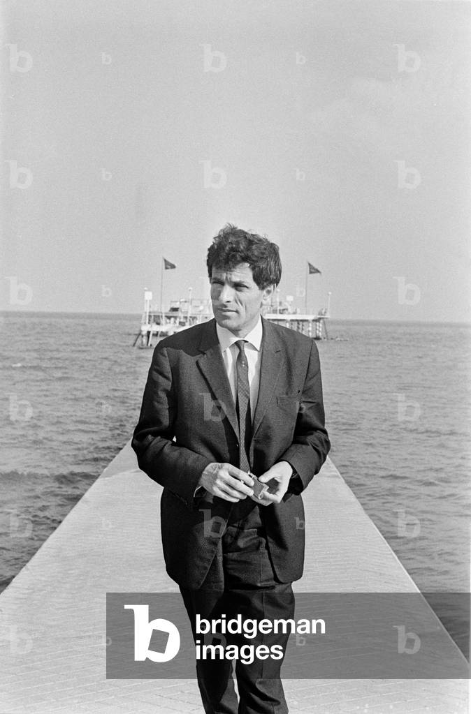 THE DIRECTOR PAVEL TODOROVSKIJ (todorovski) AT VENICE LIDO BEACH - 1965