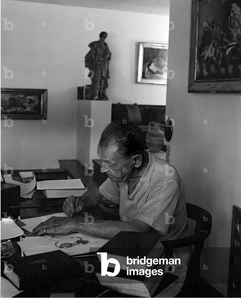THE WRITER WILLIAM SOMERSET MAUGHAM (Somerset-Maugham) - CAP FERRAT (FRANCE) - 1948