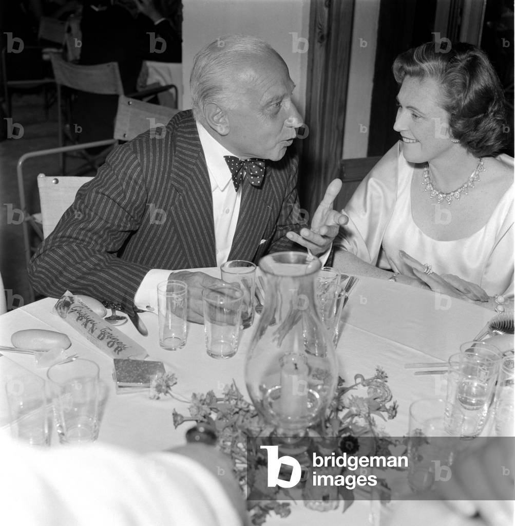 BARBARA HUTTON'S PARTY IN LOCANDA CIPRIANI IN TORCELLO (VENICE): DON CARLOS DE BESTEGUI (Beistegui ou Beisteguy) - 1957