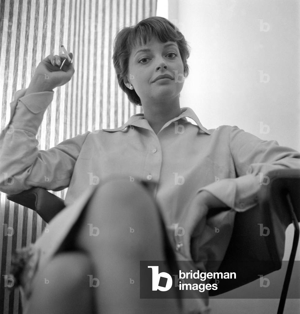 THE ACTRESS NADJA TILLER AT THE XIX INTERNATIONAL FILM FESTIVAL IN VENICE LIDO - 1958