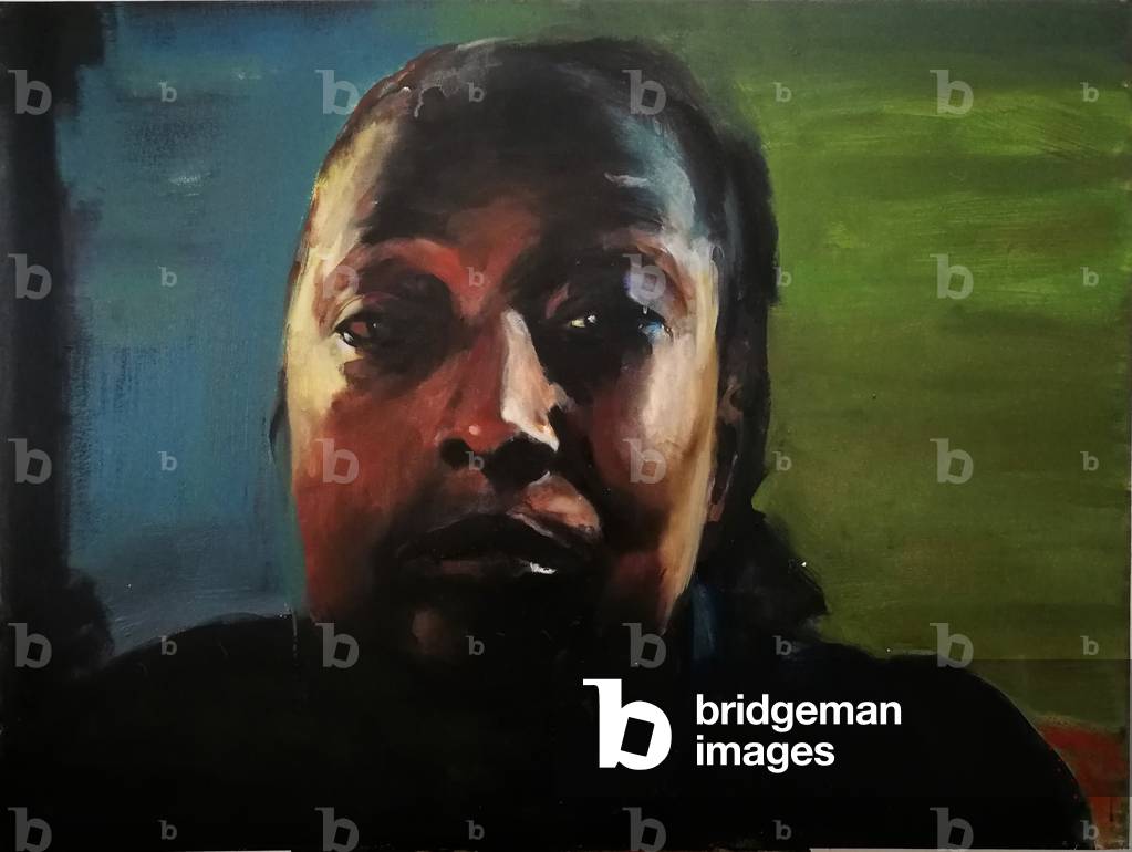 Woman About to Cry 2, 2020 (oil and acrylic on canvas)