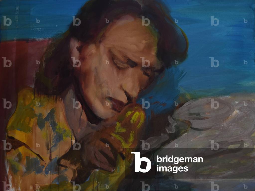 Electronica, 2020 (oil and acrylic on board)