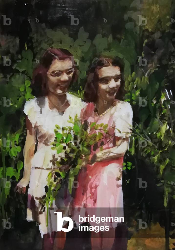 Mediums, 2020 (enamel on canvas)