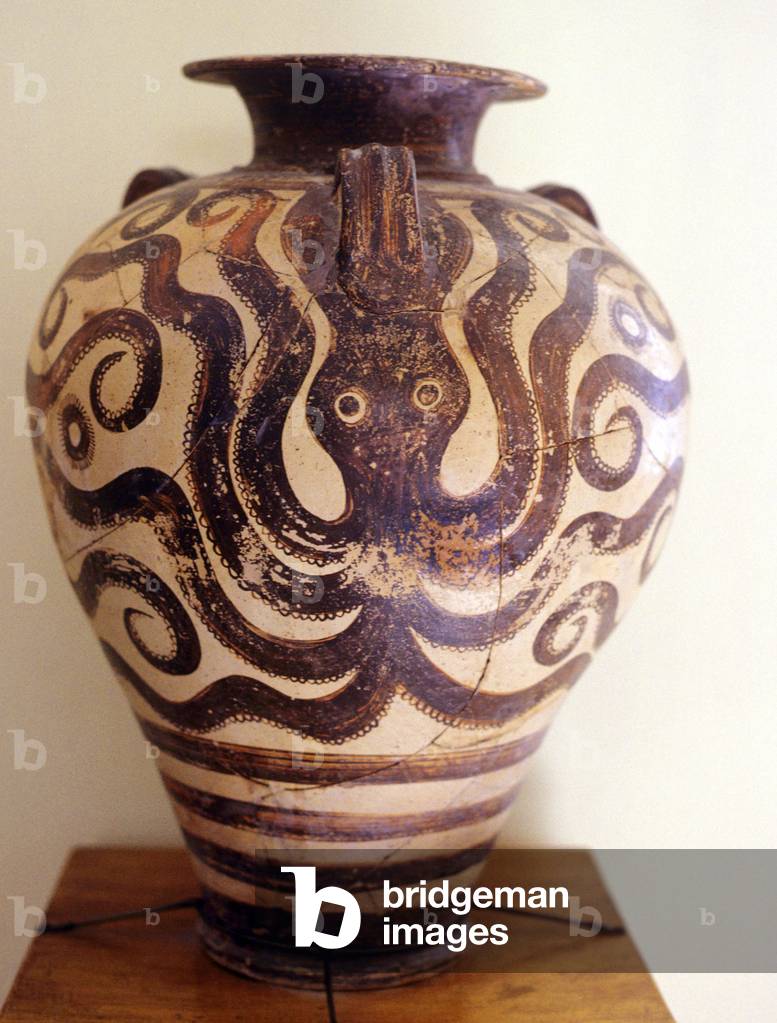 Mycenaean octopus vase