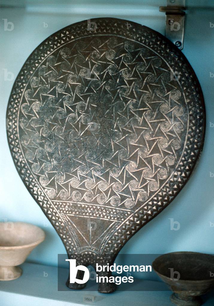 Greece, Cycladic Frying Pan from Syros c2500 BC, 30cm high