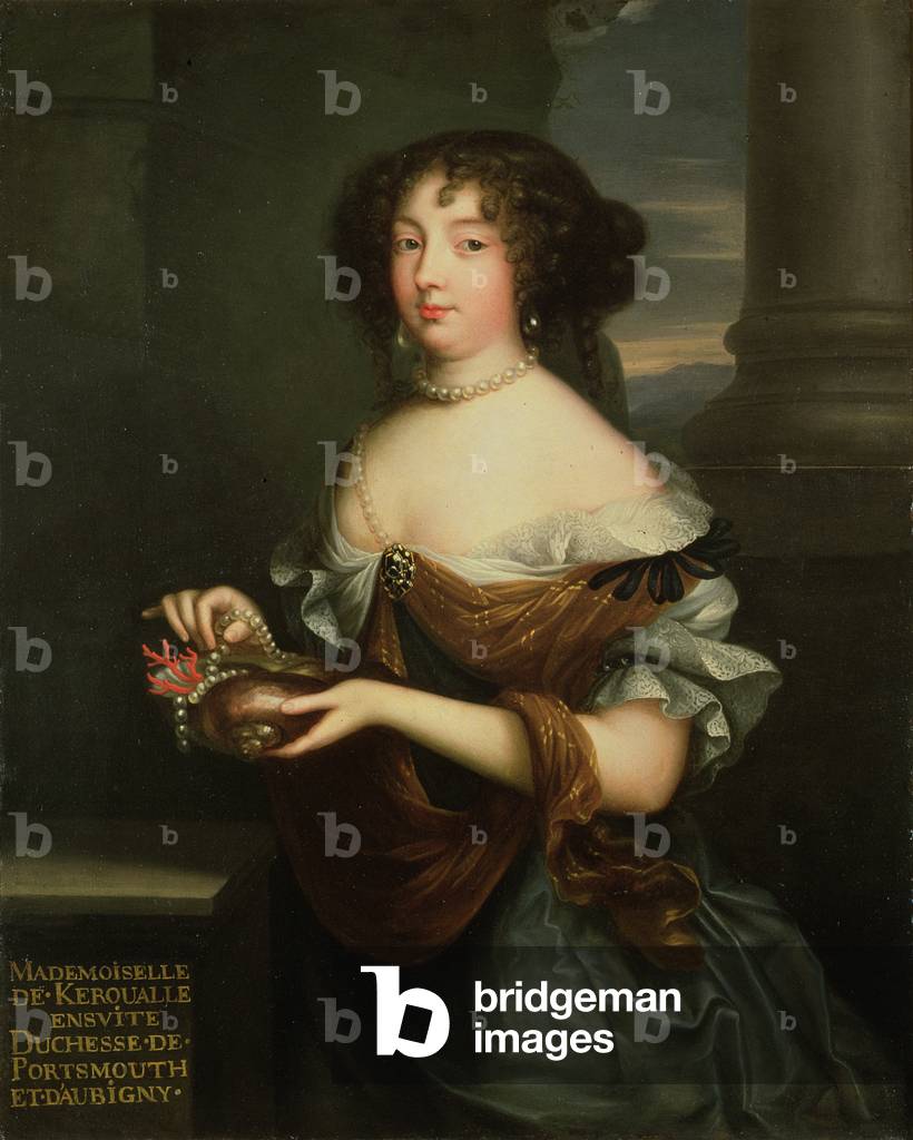 Louise de Keroualle (1649-1734) (oil on canvas)