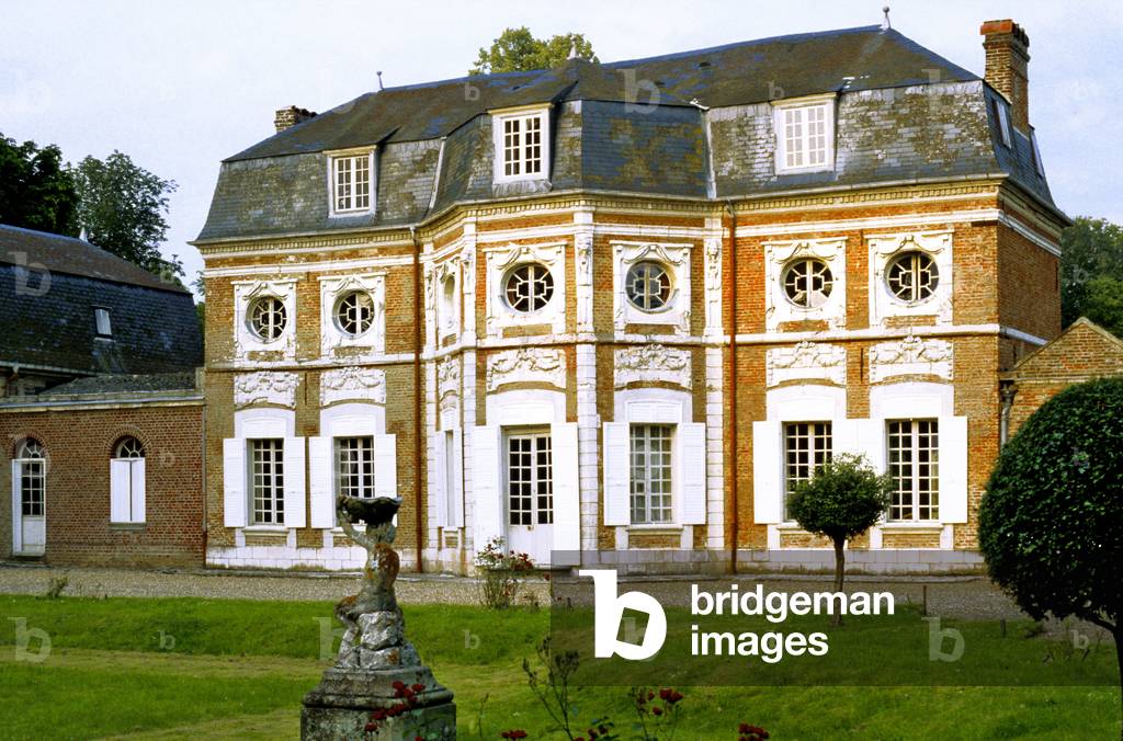 France - Somme - department 80 - Abbeville - the chateau de Bagatelle - “madness” of the 18th century