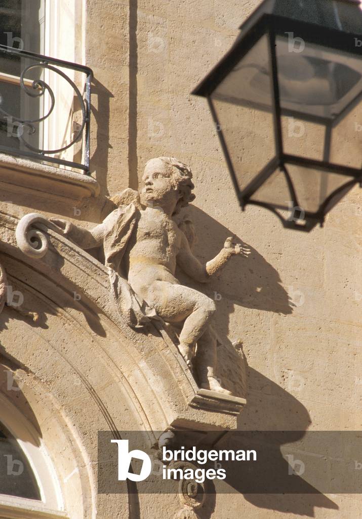 Paris - detail architecture - district of Marais