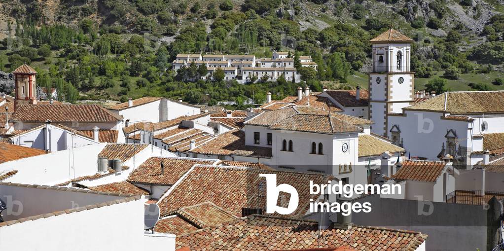 Spain - Andalusia - Grazalema, white village,