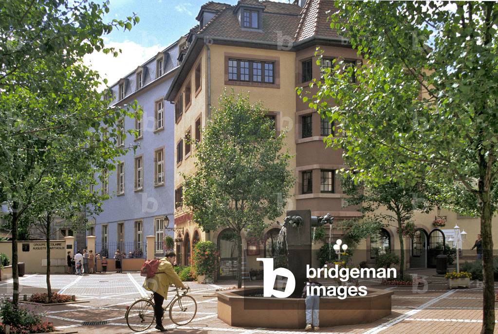 France - department 90 - Belfort - Old town, place de l'Etuve