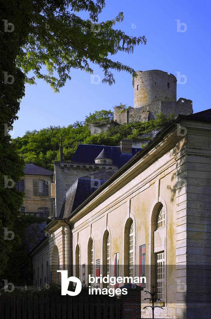 Ile de France, Val d'Oise, La Roche-Guyon castle and its dungeon