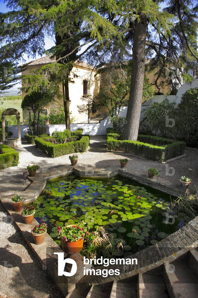 "Spanien - Andalusien - Stadt Ronda - Gärten der Casa del Rey Moro"