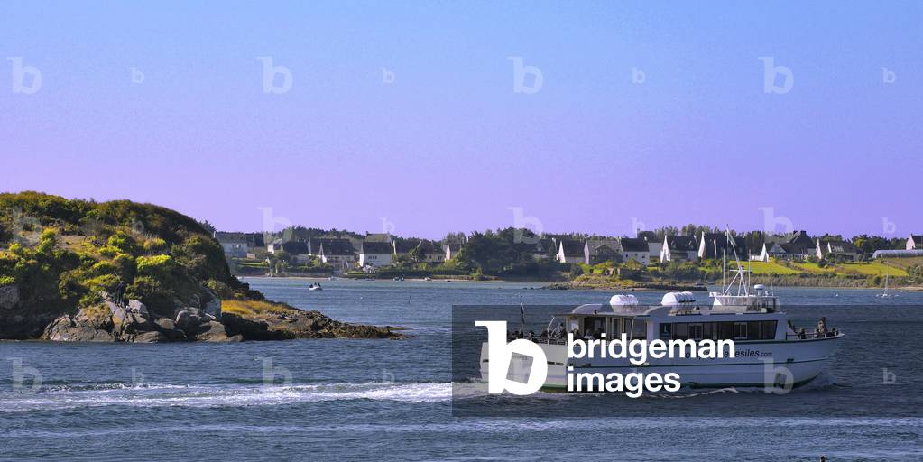 Brittany - Morbihan - department 56 - river cruise on the Ria d'Etel