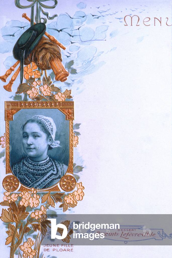 Loire Atlantique N* 179 - Nantes - Musee des Arts Decoratifs - Expo: “” La Biscuiterie Nantaise “” - Advertising menu