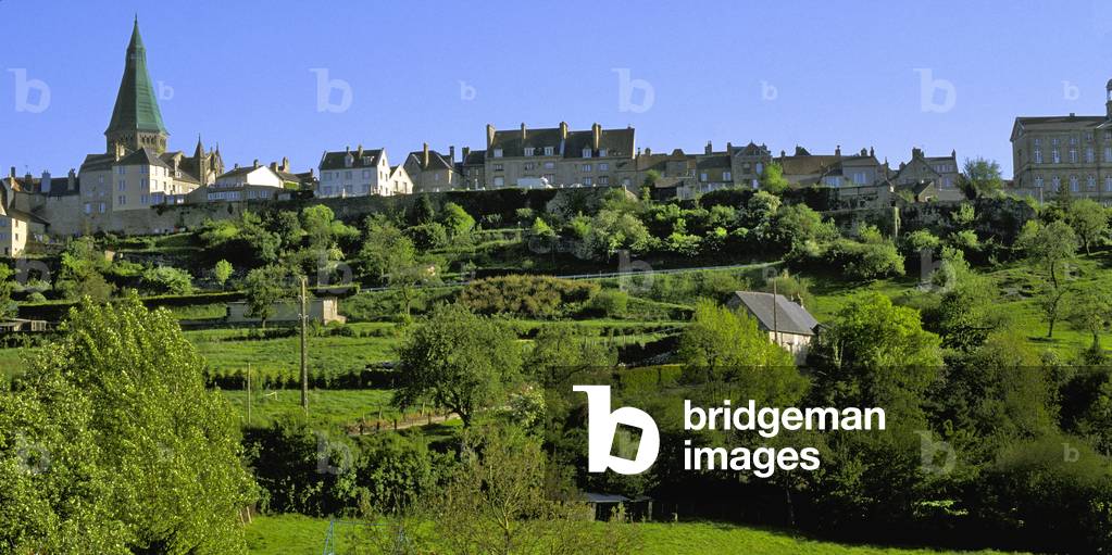 France - Orne - department 61 - Domfront - general view