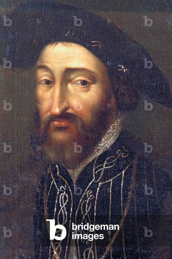 Image of Painting depicting Indre & Loire N* 212 - Chateau de Plessis-les-Tours - Portrait of Francois 1st - F