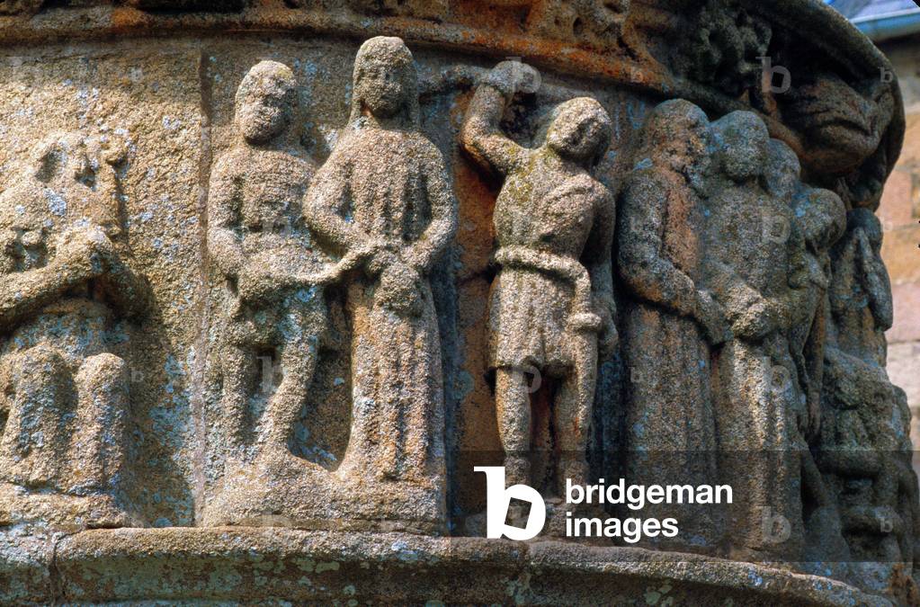 Cotes d'Armor N* 014 - Pleubian Calvary - detail