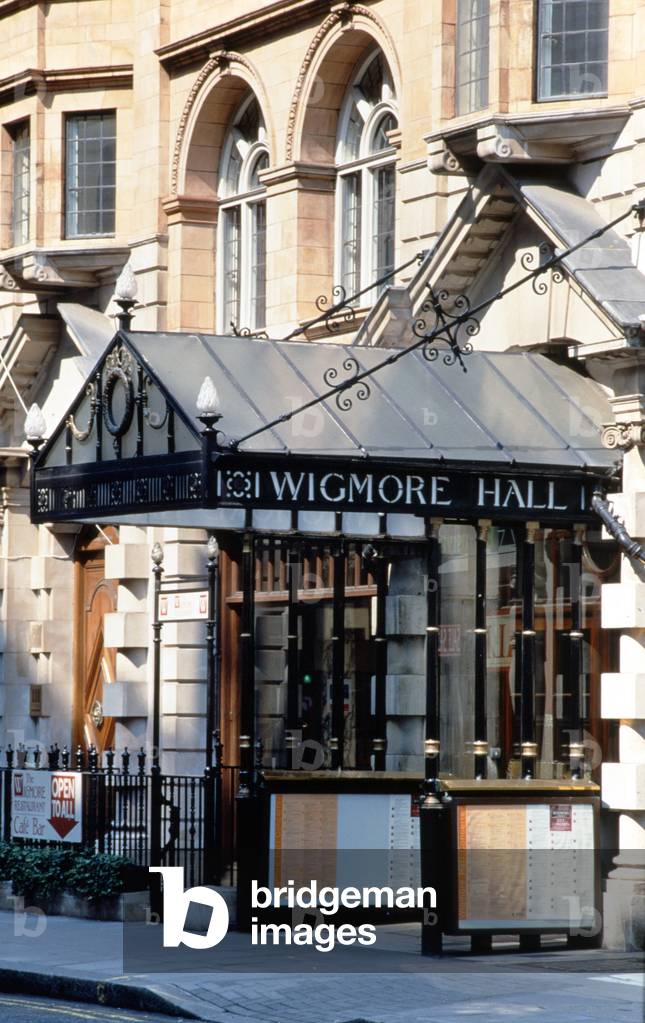 Entrance to Wigmore Hall