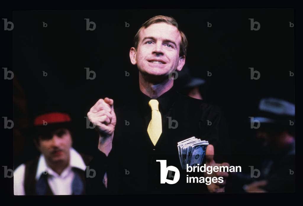 Ian Charleson as Sky Masterson in 'Guys and Dolls' at the National Theatre, 1982 (photo)